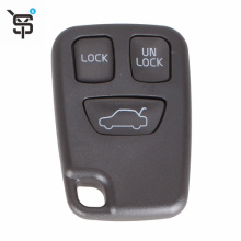 car key remote shell for Volvo 3 button black fob remote key case cover YS200425